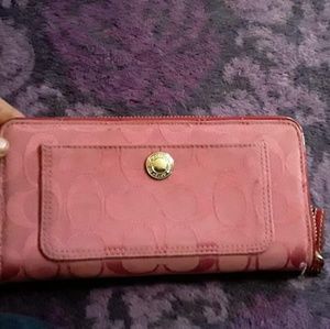 Pink Coach wallet